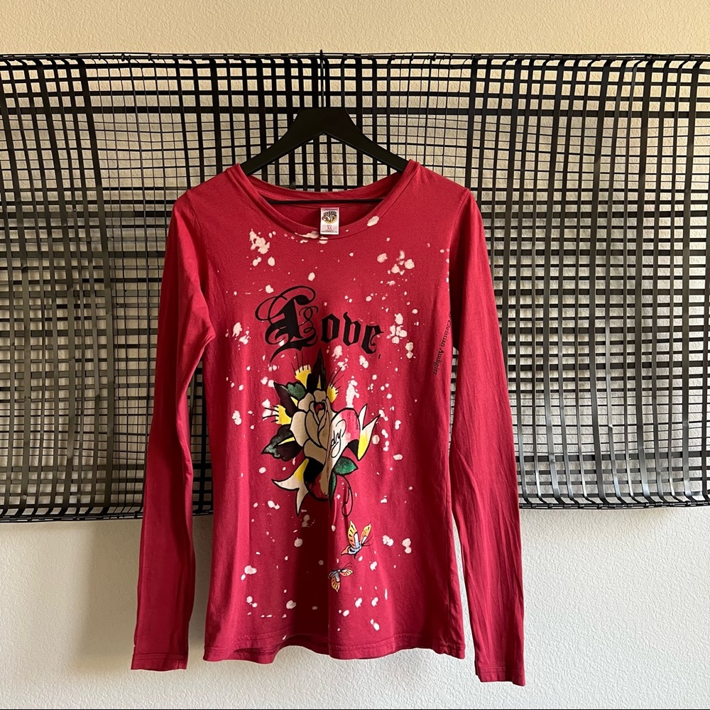 Vintage Ed Hardy graphic long sleeve T-shirt